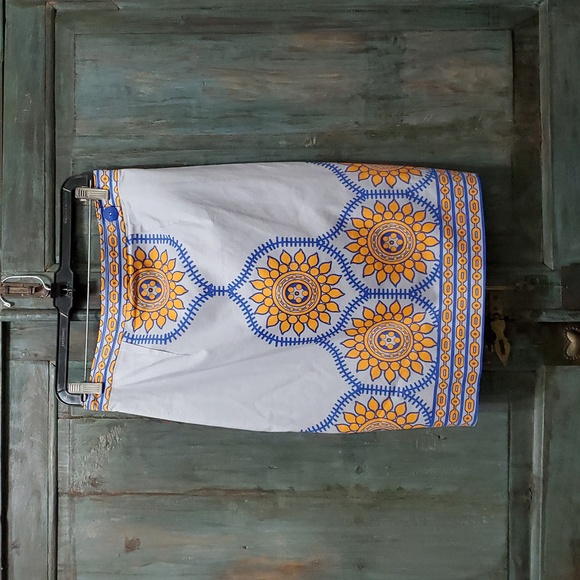 Anthropologie Plenty By Tracy Reese Presses Lutea Pencil Skirt, Size 8 - Picture 2 of 9